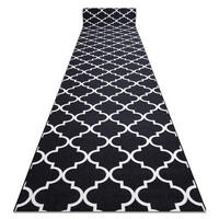 LÄUFER Antirutsch TRELLIS 80/170 cm - Schwarz, Textil (80/170cm) - rugsX