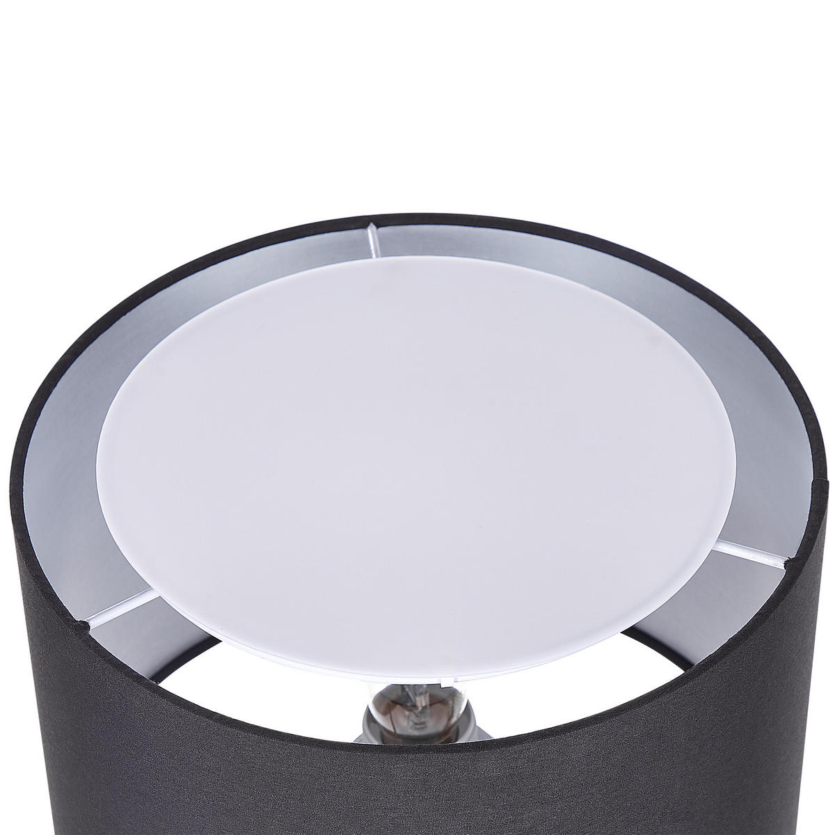 TISCHLEUCHTE Baldwin 26/26/49 cm - Schwarz, Metall (26/26/49cm) - Beliani