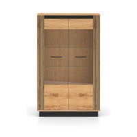 VITRINE – 92 cm – Urso – Eichefarben – VT-014 - Eichefarben, Holzwerkstoff (92/141/40cm) - hi-markt