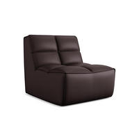 SESSEL Kunstleder Violett - Blau/Pflaume, Leder/Kunststoff (80/75/93cm) - Makamii