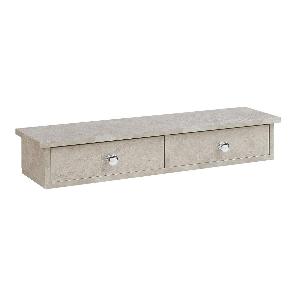 WANDREGAL Geeste - Graubraun, Holzwerkstoff (15/10/60cm) - [en.casa]