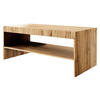 COUCHTISCH Vamos - Schwarz/Braun, Holzwerkstoff (57/120/51cm) - MIRJAN24