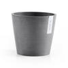 BLUMENTOPF Amsterdam 20/17,1 cm Grau - Grau, Kunststoff (20/17.1cm) - Ecopots