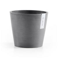 BLUMENTOPF Amsterdam 20/17,1 cm Grau - Grau, Kunststoff (20/17.1cm) - Ecopots