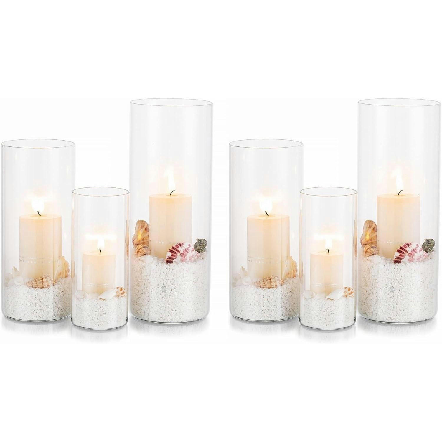 WINDLICHT Glas Set 2-teilig M+L+XL - Transparent, Glas (9.5cm)