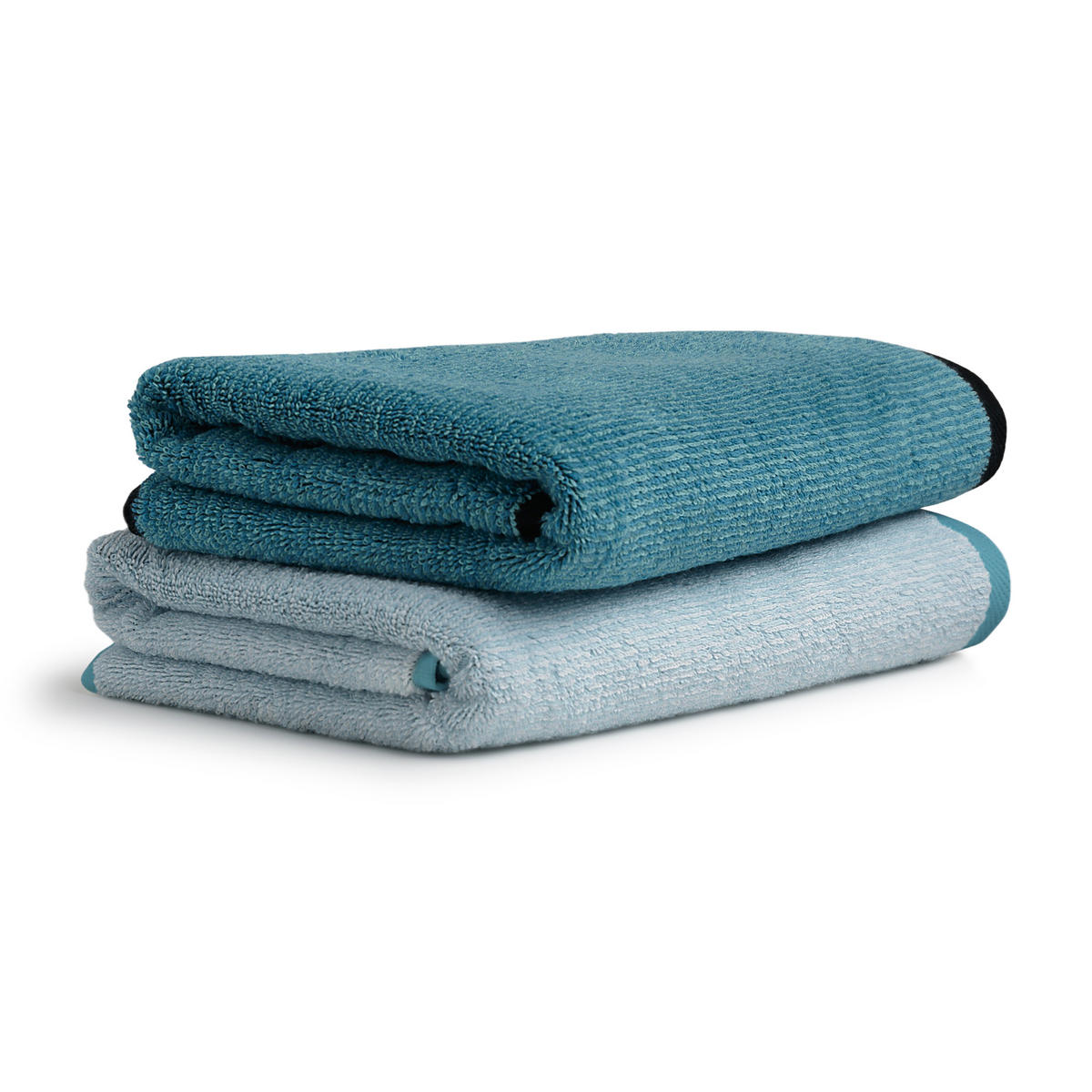 DUSCHTUCH TIDE - Blau/Grün, Textil (67/140cm) - MÖVE