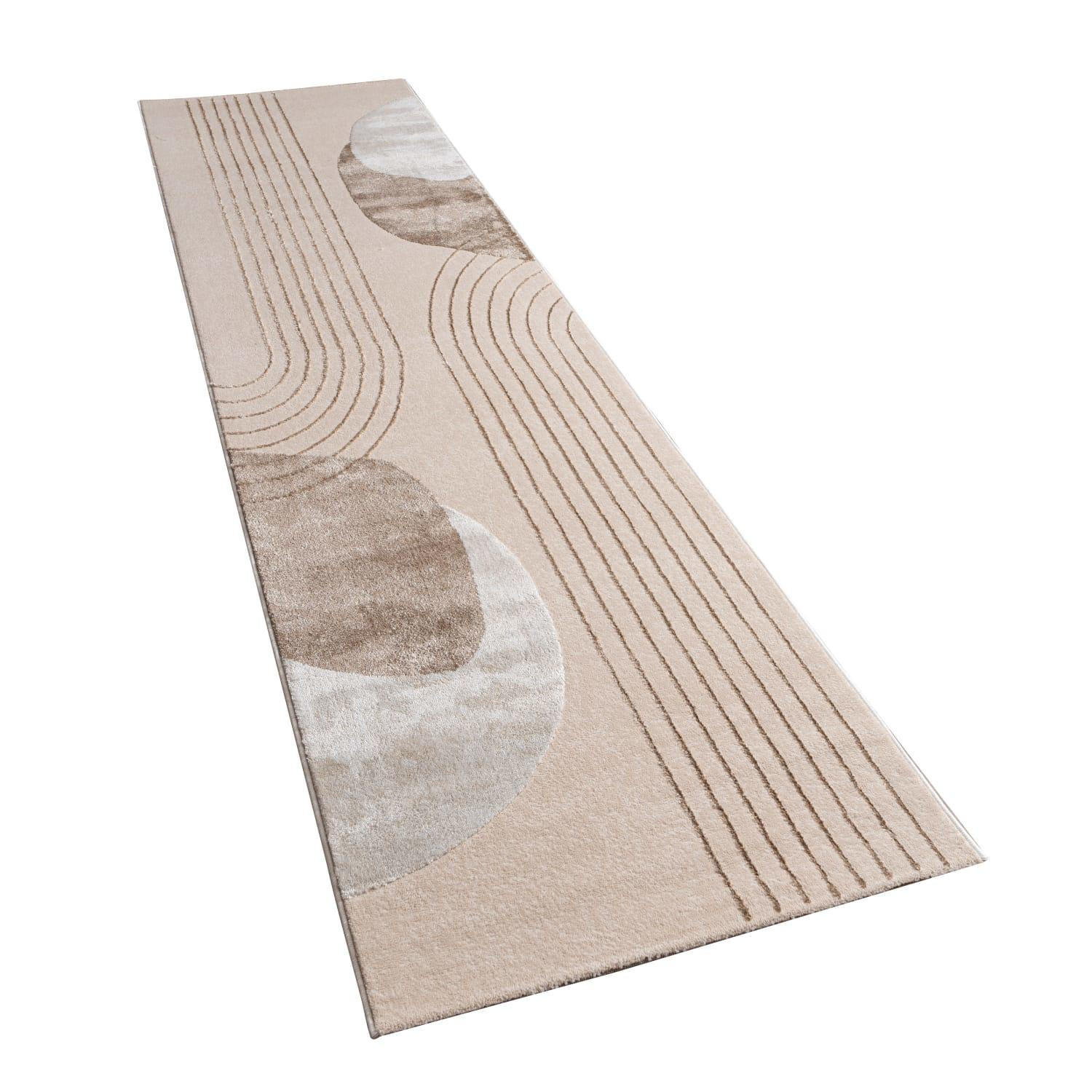 KURZFLORTEPPICH 80/300 TUANA 216 - Beige, Kunststoff (80/300cm) - Paco Home