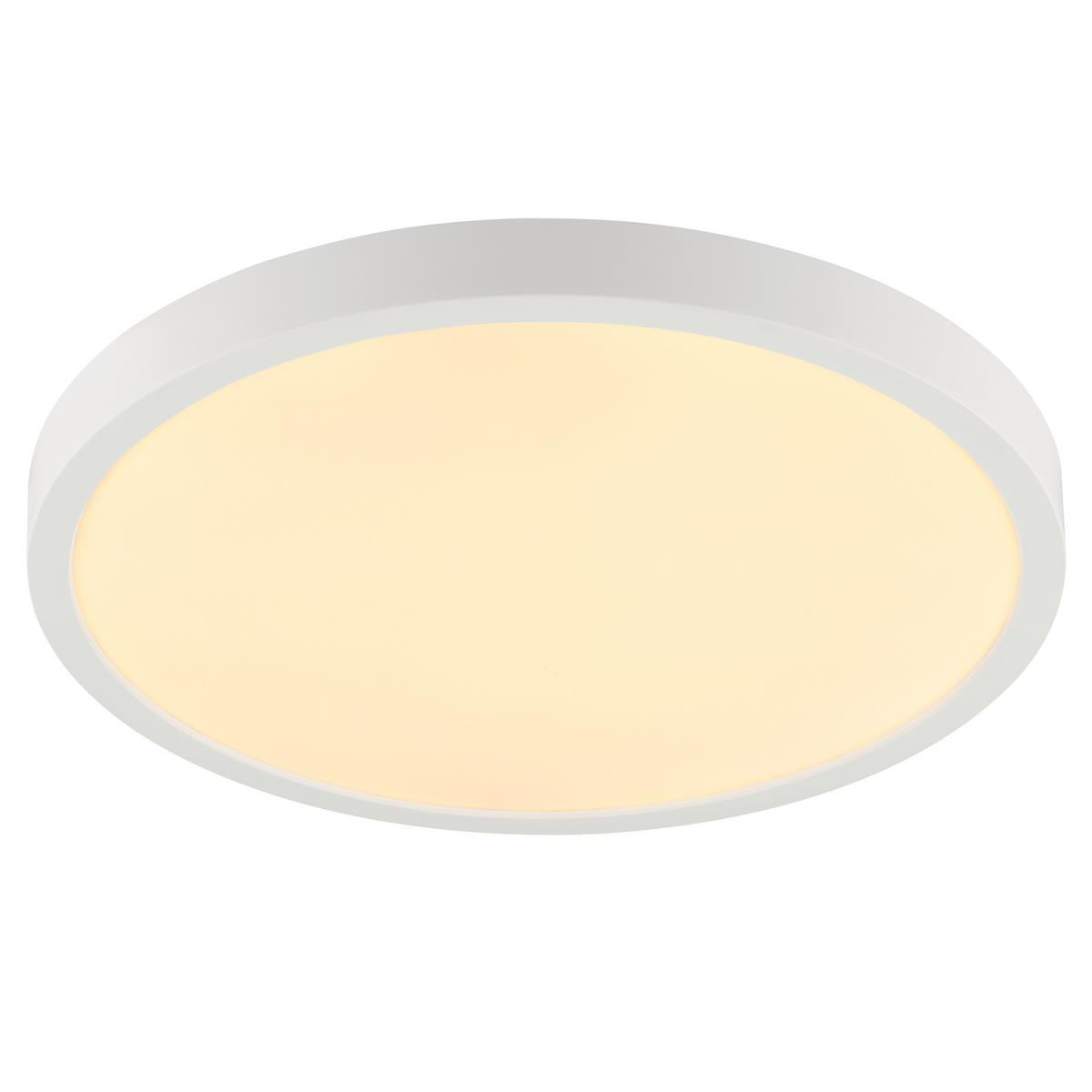 LED DECKENLEUCHTE Jade Weiß 37,5/37,5/3,1 cm - Weiß, Kunststoff (37.5/37.5/3.1cm) - Brilliant