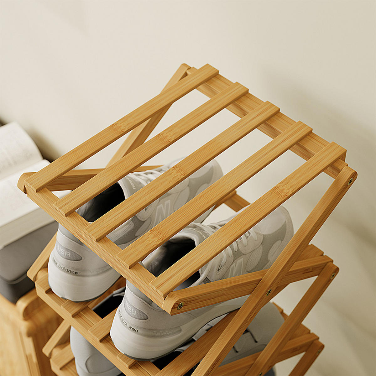 BOTNÍK Ziggy Bambus - zelená barva, kompozitní dřevo (26/52/26.5cm) - Vicco