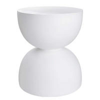 BEISTELLTISCH Artista - Weiß, Keramik (40/40/45cm) - Butlers