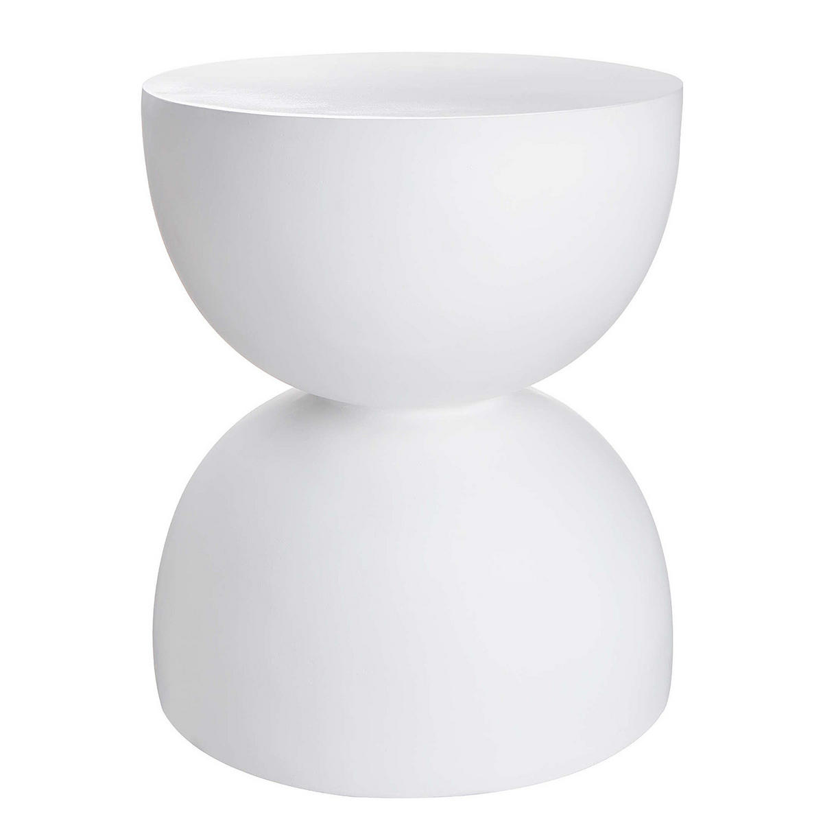 BEISTELLTISCH Artista - Weiß, Keramik (40/40/45cm) - Butlers