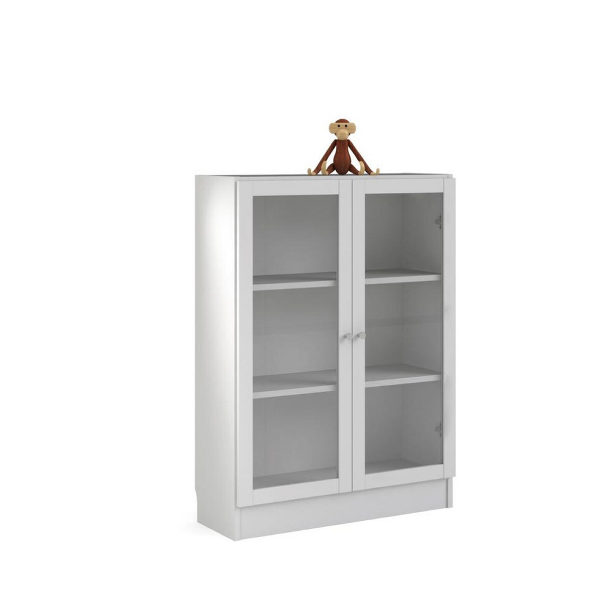 REGAL Weiß - Weiß, Holzwerkstoff (79/107/28cm) - ebuy24