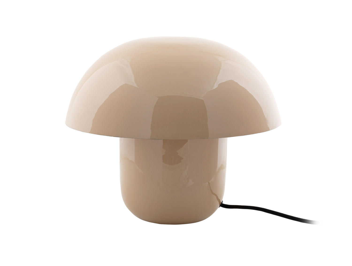 TISCHLAMPE Fat Mushroom 29/29/25 cm - Braun, Metall (29/29/25cm) - Leitmotiv
