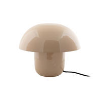 TISCHLAMPE Fat Mushroom 29/29/25 cm - Braun, Metall (29/29/25cm) - Leitmotiv