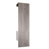 GARDEROBE Carlton Paneel in Eiche Nordic - Silbereichenfarben, Holzwerkstoff (52/193/35cm) - Vladon