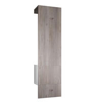 GARDEROBE Carlton Paneel in Eiche Nordic - Silbereichenfarben, Holzwerkstoff (52/193/35cm) - Vladon