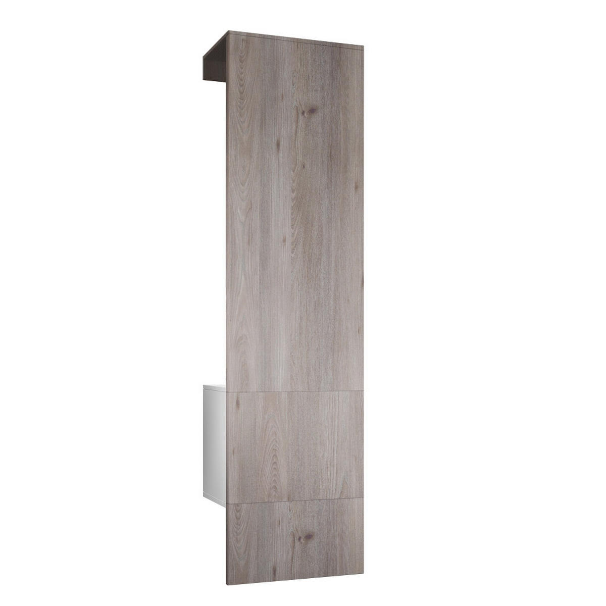 GARDEROBE Carlton Paneel in Eiche Nordic - Silbereichenfarben, Holzwerkstoff (52/193/35cm) - Vladon