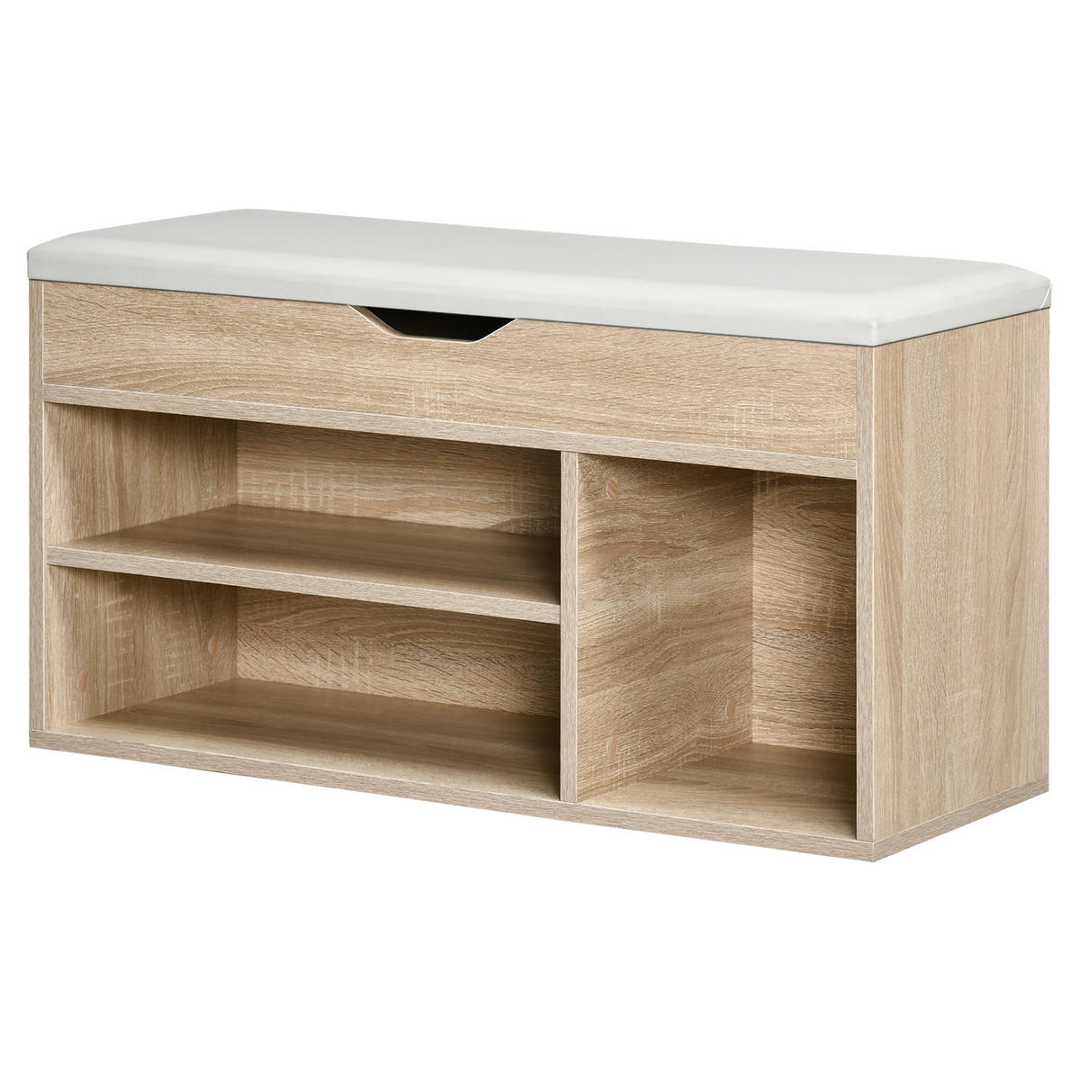 SCHUHBANK Eukalyptusholzfarben 1 Stück - Eukalyptusholzfarben, Kunststoff (30/43/80cm) - GiPP