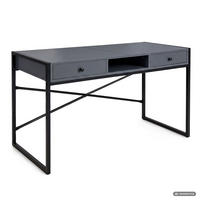 SCHREIBTISCH ELOSNIS 123 cm Graphit - Graphitfarben/Schwarz, Holzwerkstoff (123/48/80.5cm) - Akord