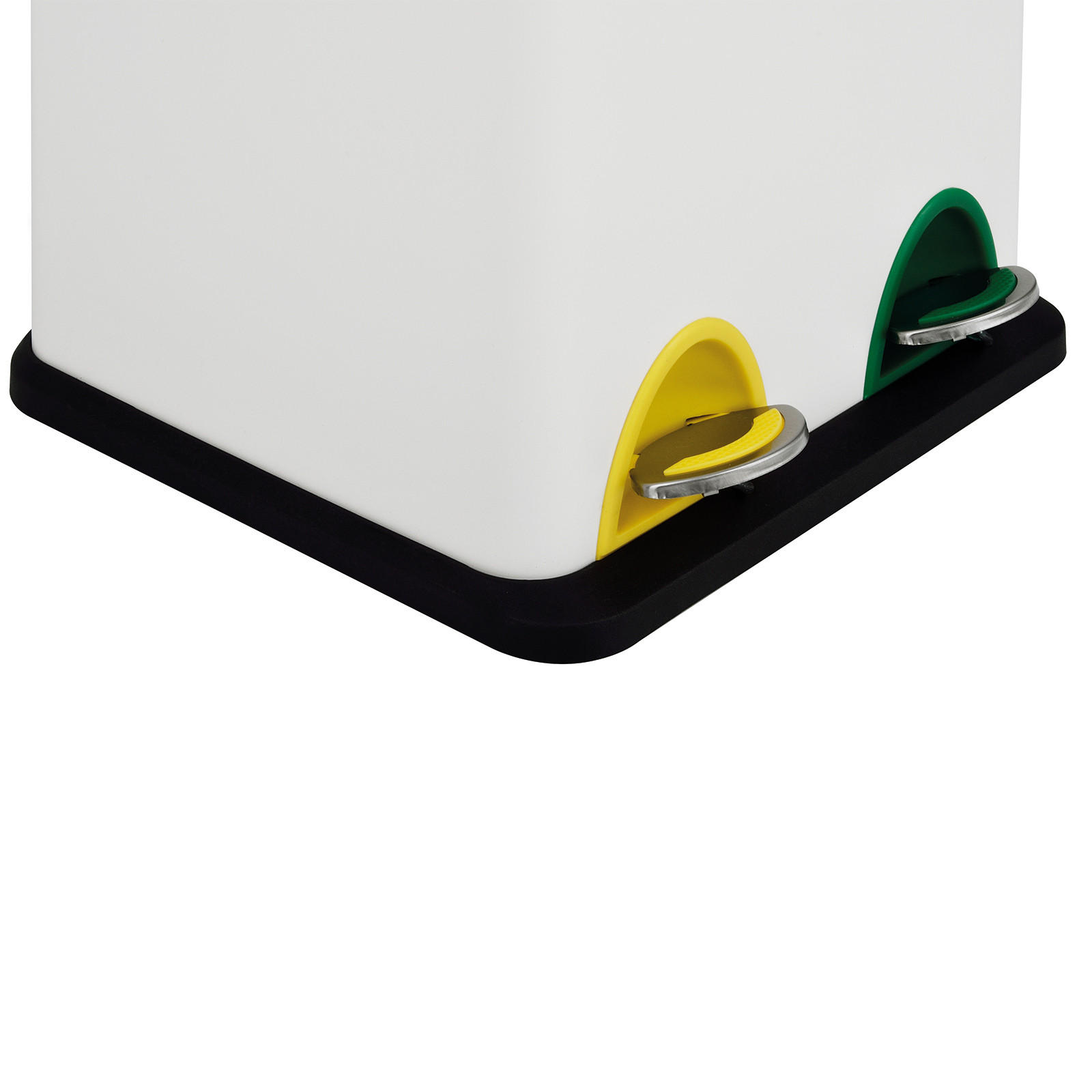 MÜLLEIMER TC2X8 - Weiß, Metall (32/38/28cm) - SVITA