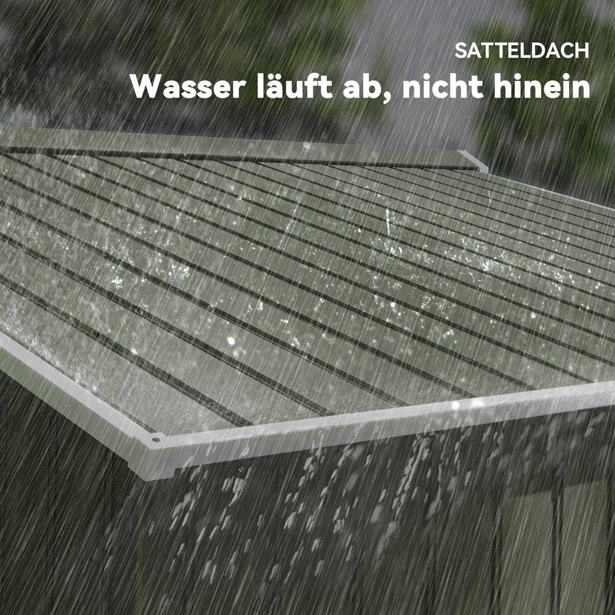 GERÄTEHAUS Gartenhaus Geräteschuppen Gartenschrank Hellgrün 277 x 195 x 192 cm - Hellgrün, Metall (195/192/277cm) - Outsunny
