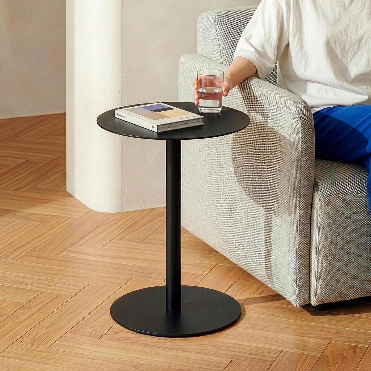 Schwarz, Metall (40/40/50cm) - [en.casa]