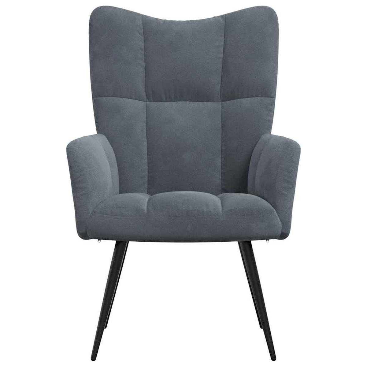 FERNSEHSESSEL Lohman Grau - Grau, Metall (61/96.5/70cm) - Nettlife