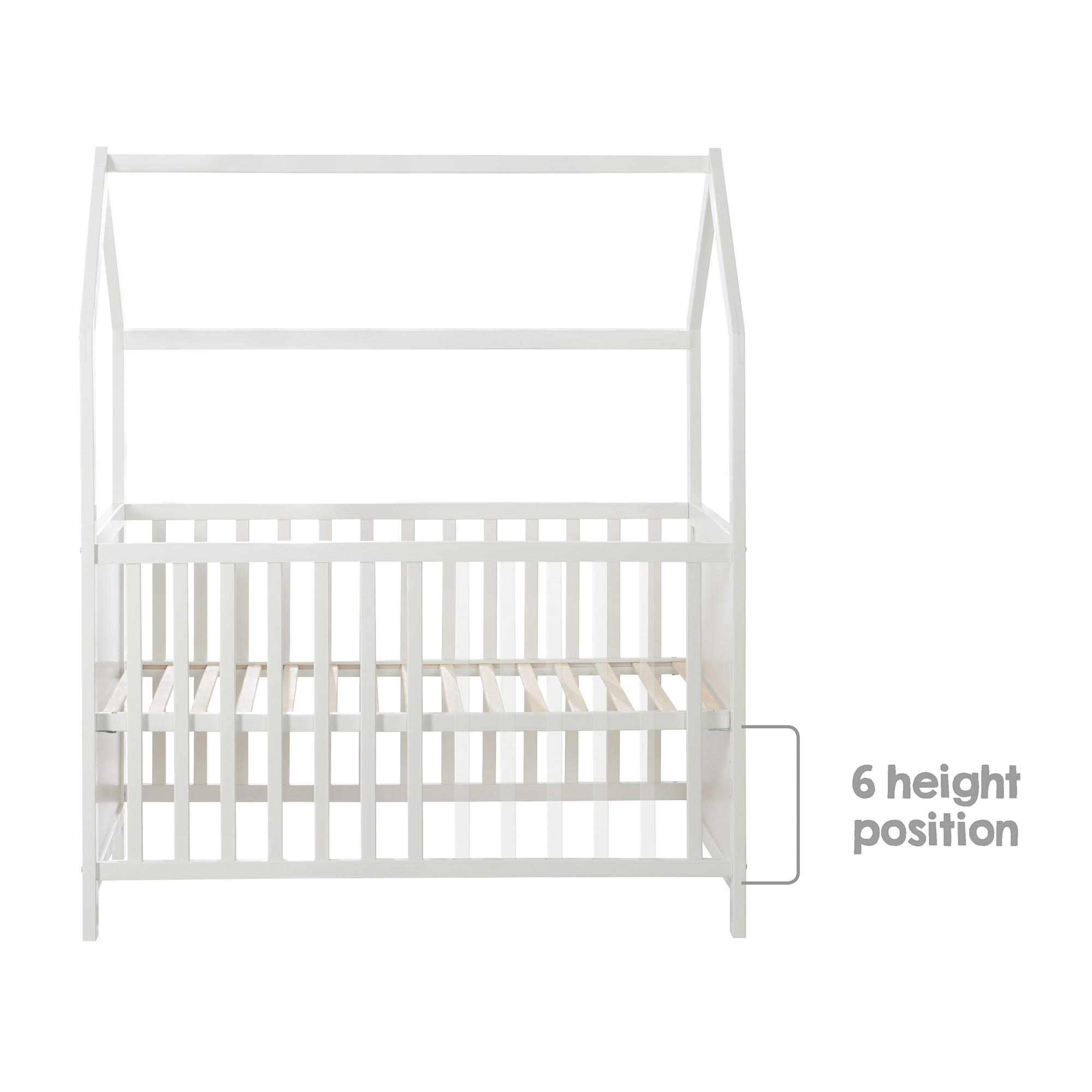 HAUSBETT 60 x 120 cm taupe - Taupe, Holzwerkstoff (60/120cm) - Roba