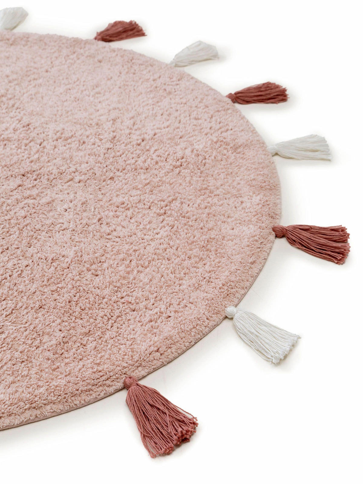KINDERTEPPICH waschbar Malu Rosa ø 100 cm rund - Rosa, Textil (100/100cm) - Lytte