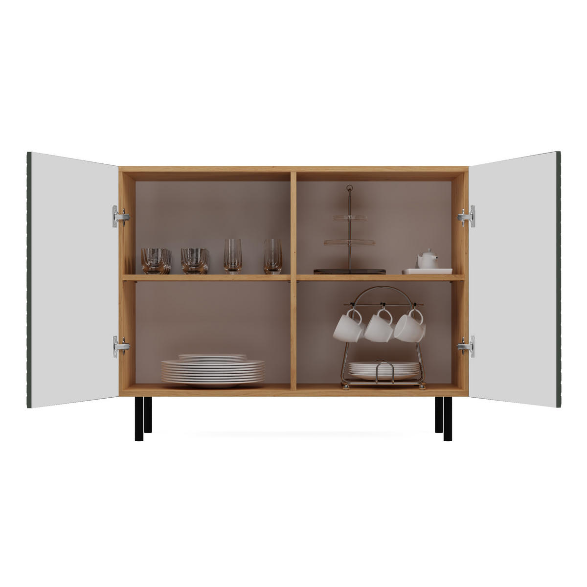 KOMMODE Carmen - Blau, Holzwerkstoff (100/78/40cm) - kommodly