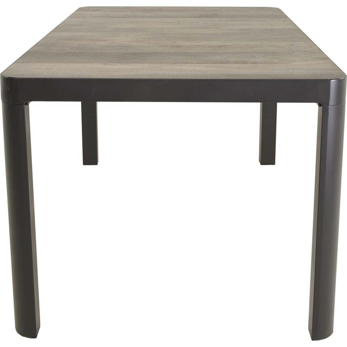GARTENTISCH Castilla - Anthrazit - 160/90/74 cm - Dunkelgrau, Metall (160/90/74cm) - Lesli Living