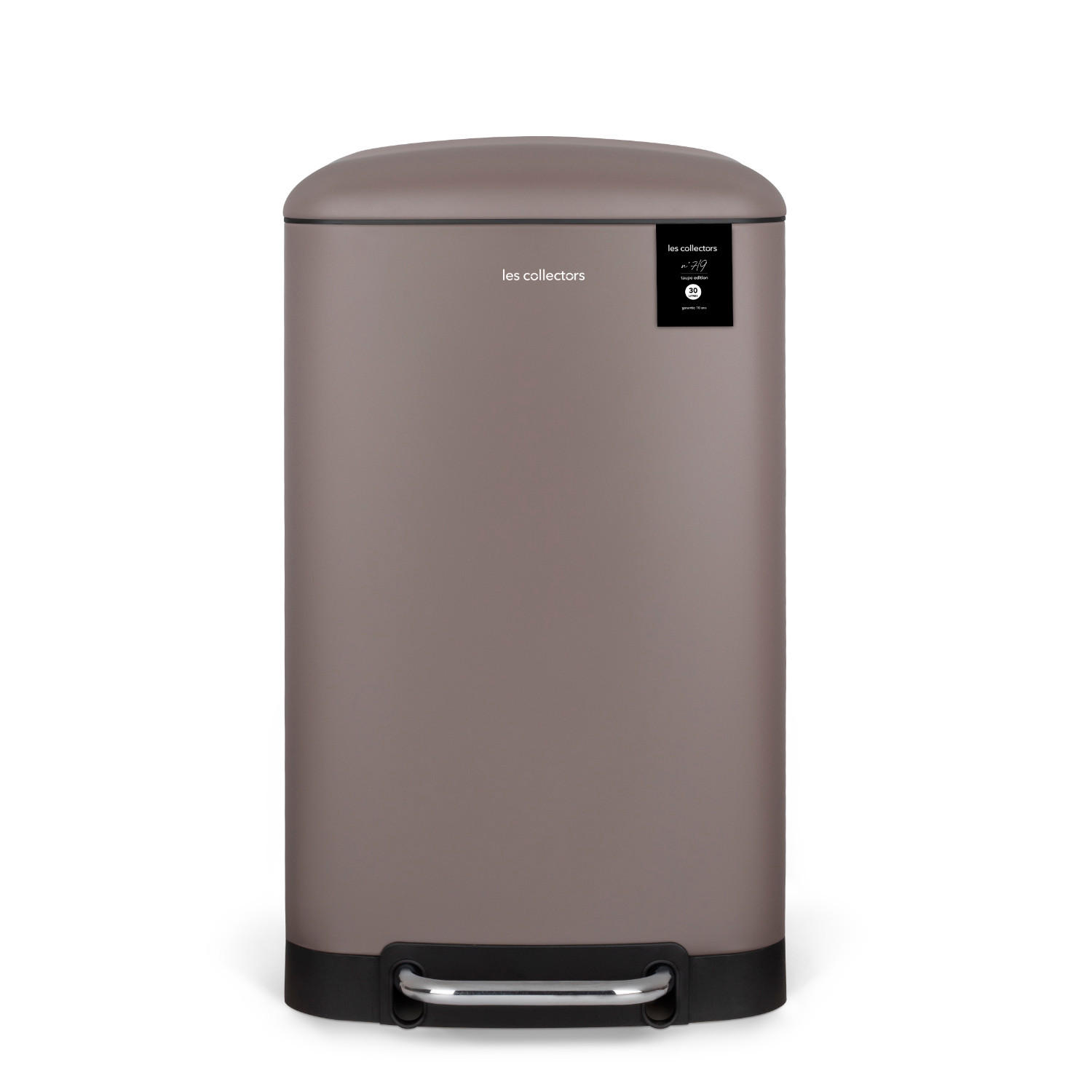 TRETMÜLLEIMER 30L - taupe edition N°719 - Taupe, Metall (34/61.5/32.5cm) - Les Collectors