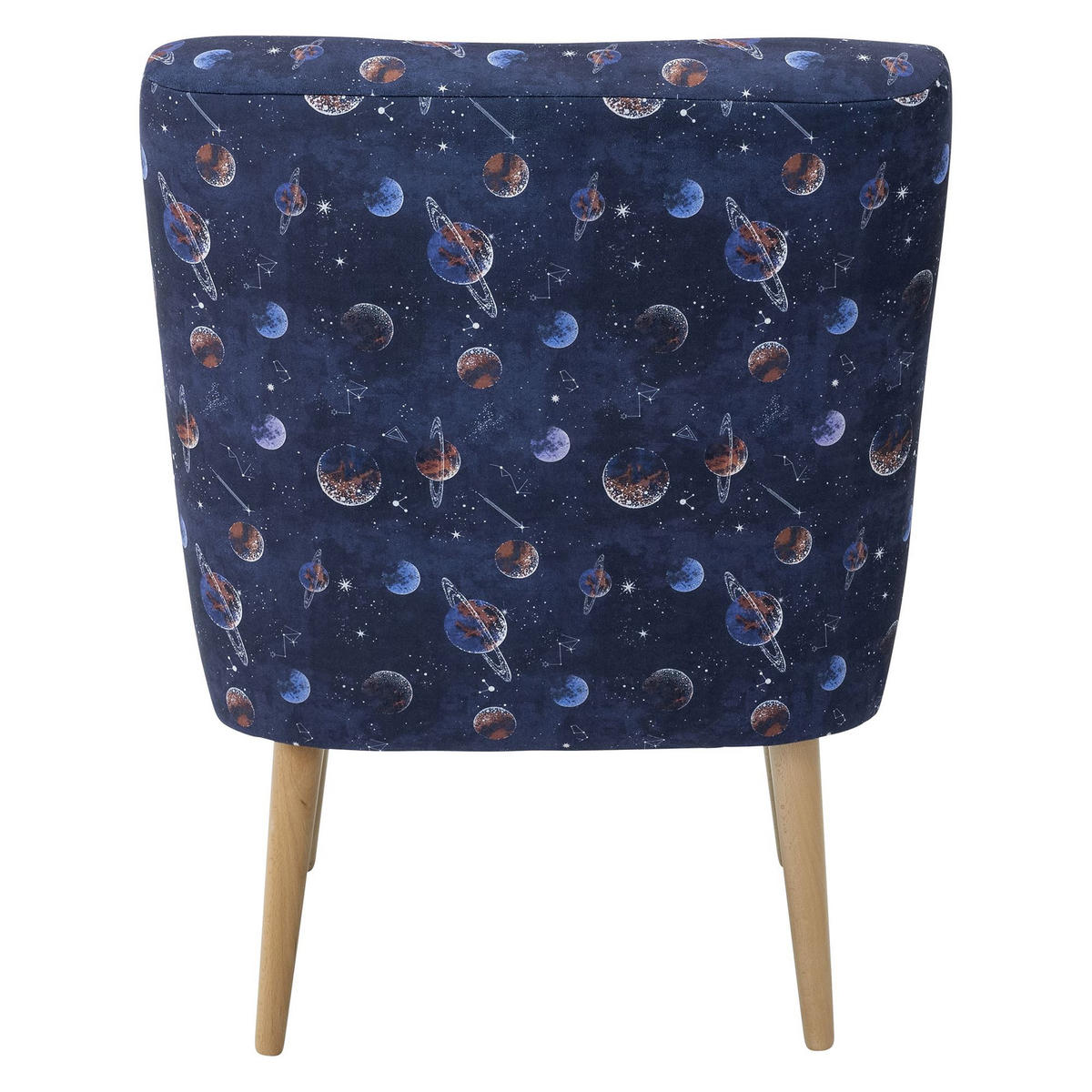 POLSTERSESSEL Kamle Flachgewebe blau - Blau, Kunststoff (58/78/68cm) - 58aufmkessel