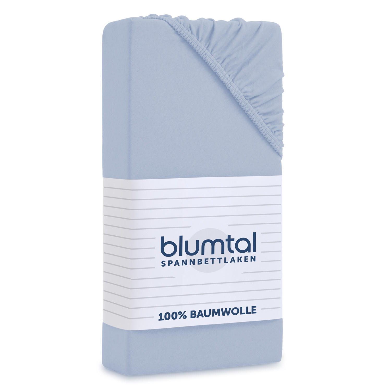 SPANNBETTLAKEN 135/190/30 cm Hellblau - Hellblau, Textil (135/190cm) - Blumtal