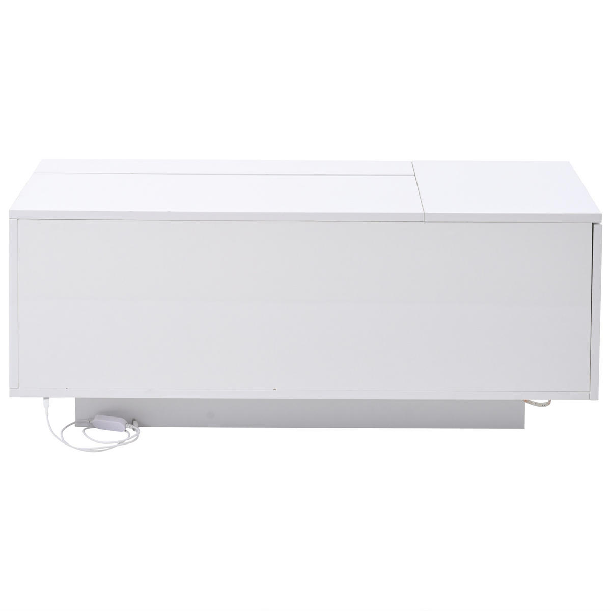 COUCHTISCH White - Weiß, Holzwerkstoff (100/50/40cm)