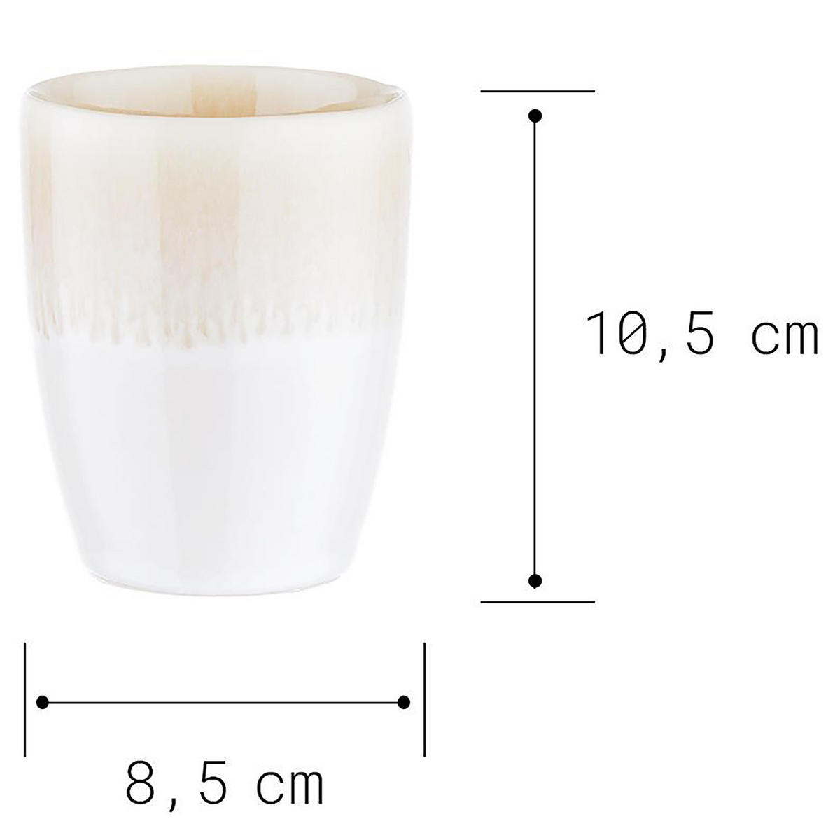 GESCHIRRSET 16-tlg. Atlantis 4 Personen - Beige, Keramik (28/3/28cm) - Butlers