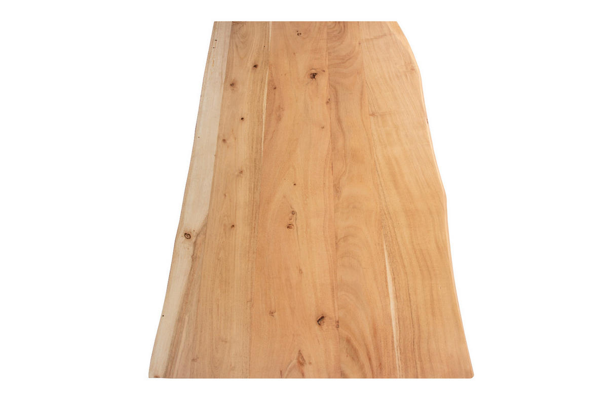 TISCHPLATTE CURT - Beige/Naturfarben, Akazienholz/Holz (60/100/3cm) - SAM