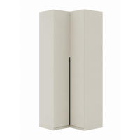 ECKKLEIDERSCHRANK Riva 100 cm - Kaschmir - Kaschmir, Holzwerkstoff (100/215/42cm) - BM-Möbel