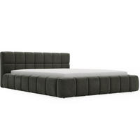 POLSTERBETT Alicante 140x200 Dunkelgrau - Dunkelgrau, Textil (140/200cm) - Graingold