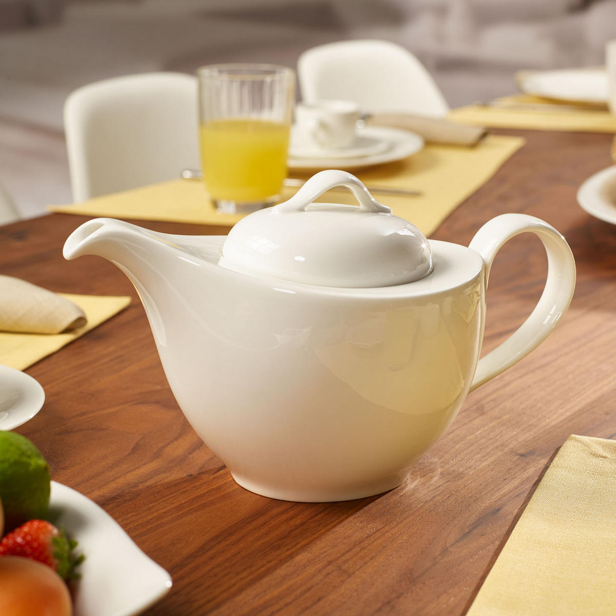 TEEKANNE New Cottage Basic weiß 1,1 l - Weiß, Keramik (1.1L) - Villeroy & Boch