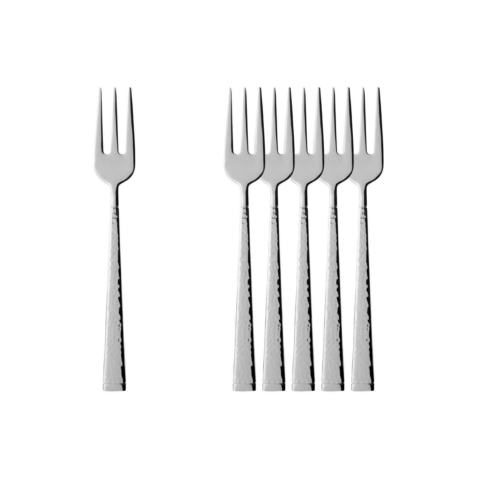 KUCHENGABEL Blacksmith edelstahl 15,6 cm 6er Set - Silberfarben, Metall - Villeroy & Boch