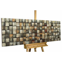 HOLZBILD Beige 144/44 cm - Beige/Braun, Holz (6/44cm) - KUNSTLOFT