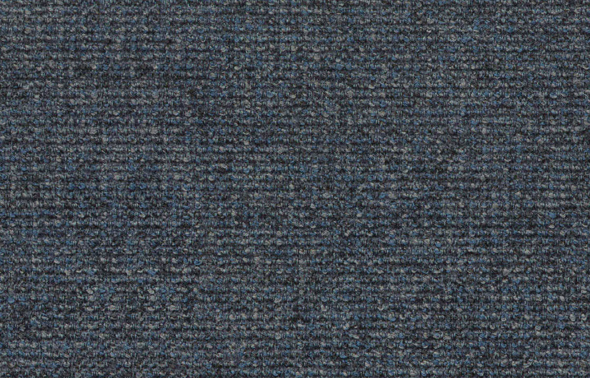 RELAXSOFA FIERO 3-Sitzer mit 1 Relaxfunktion, dunkelblau - Schwarz/Dunkelblau, Holzwerkstoff/Textil (212/82/103cm) - Courtois Laville