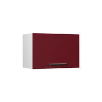 VĚŠÁK NA STĚNU Fame-Line, Bordó červená vysoký lesk/Bílá, 60 cm - bílá/bordeaux, kompozitní dřevo (60/40/34.1cm) - Vicco
