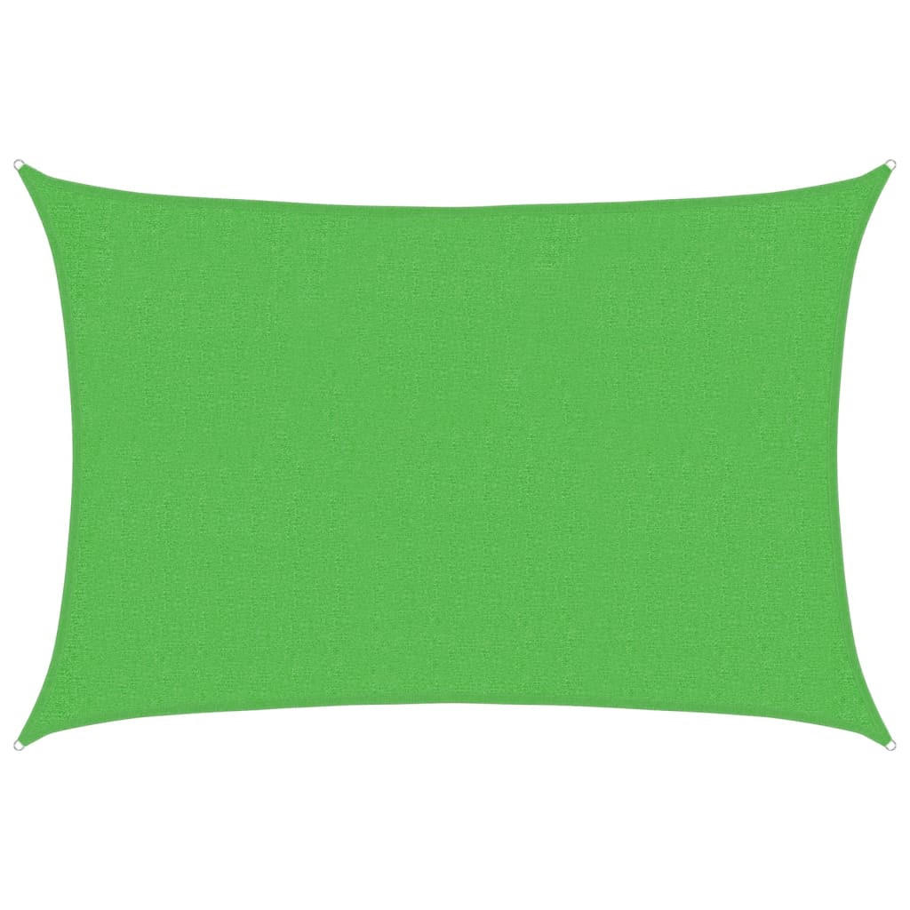 SONNENSEGEL 160 g/m² Hellgrün 2x2,5 m HDPE - Grün, Textil (250/200cm) - furnicato