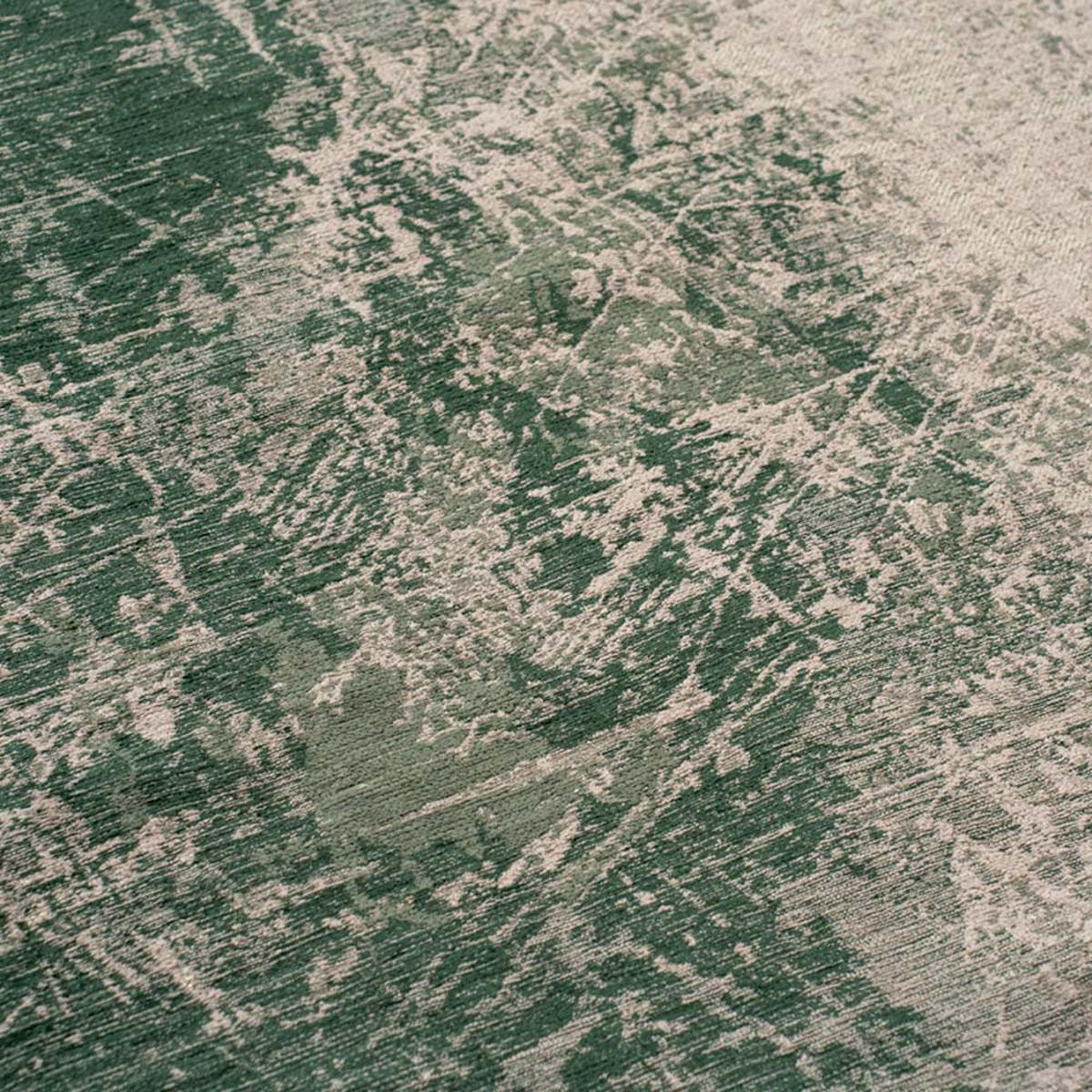 TEPPICH Dark Pine Mad Men Cracks 240/240 cm - Grün, Textil (240/240cm) - Louis De Poortere