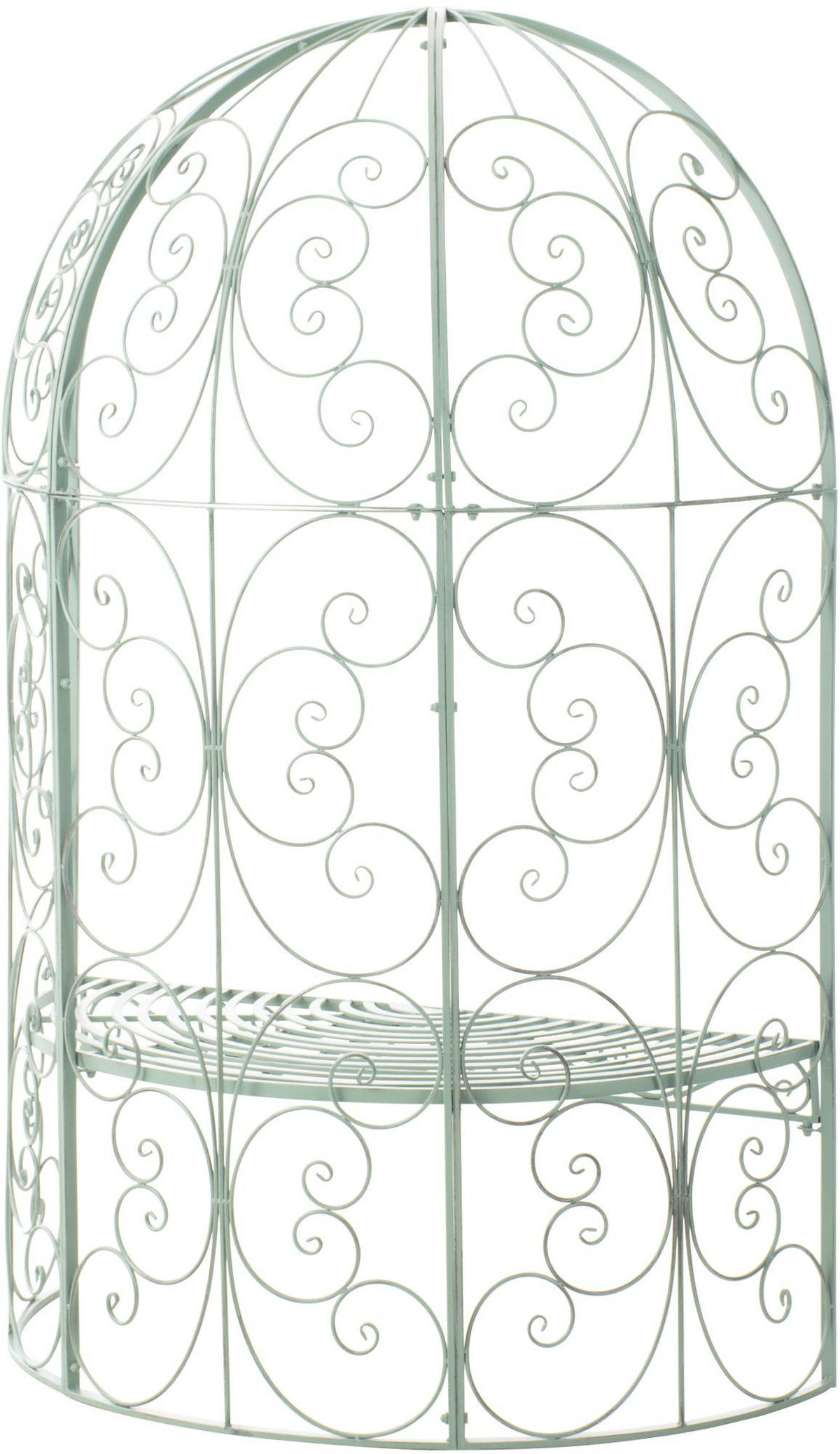 PAVILLON 120/58/178 cm Metall Antik-Grün - Grün, Metall (120/178/58cm) - CLP