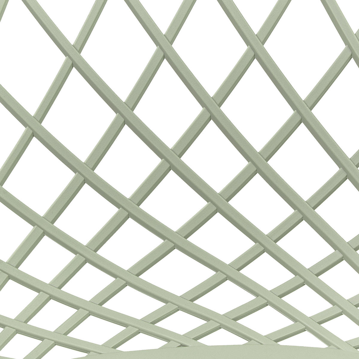 ÉTKEZŐSZÉK 2 darabos Szett Műanyag Zöld Canton Ii - zöld, műanyag/fém (46/86/52cm) - Beliani
