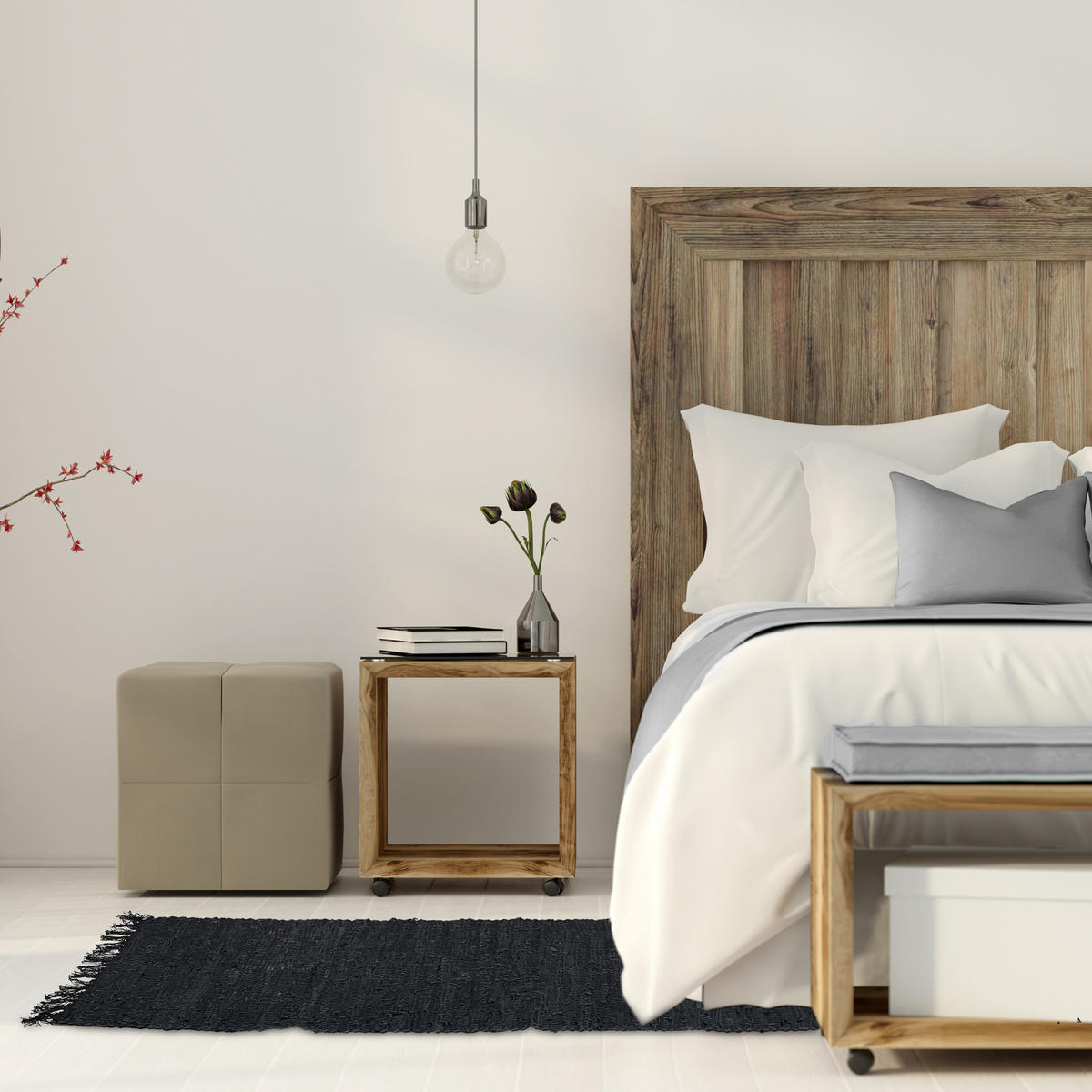 FLICKENTEPPICH - Multicolor, Leder/Textil (70/140cm) - Relaxdays