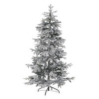 WEIHNACHTSBAUM 180 cm Weiß Tomichi - Weiß, Kunststoff (180cm) - Beliani